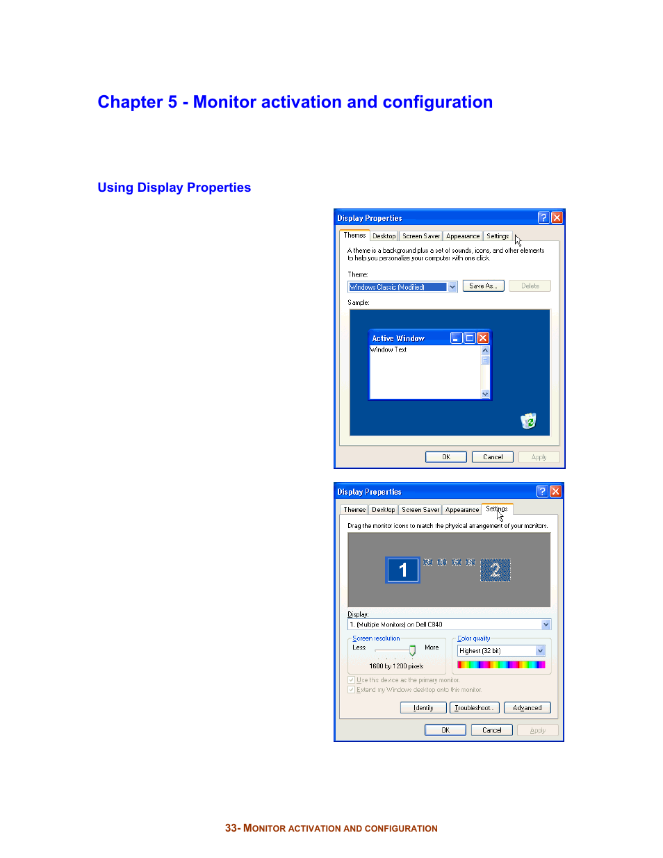 Chapter 5 - monitor activation and configuration | Digital Tigers SideCar MMS Series User Manual | Page 37 / 83