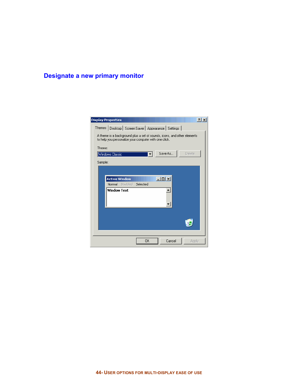 Designate a new primary monitor | Digital Tigers SideCar MMS Series User Manual | Page 48 / 83