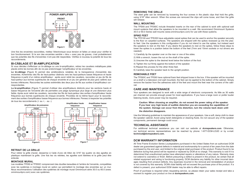 DCM Speakers TFE100 User Manual | Page 5 / 10