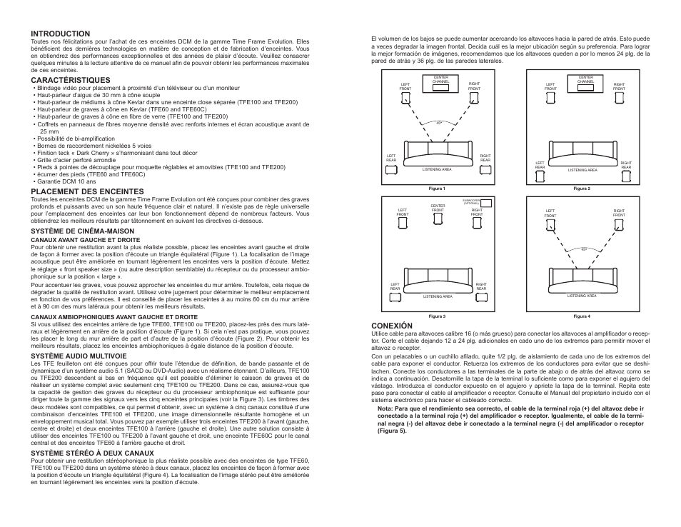DCM Speakers TFE100 User Manual | Page 7 / 10