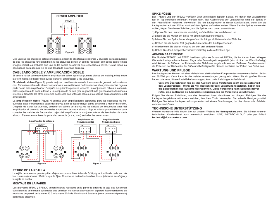 DCM Speakers TFE100 User Manual | Page 8 / 10