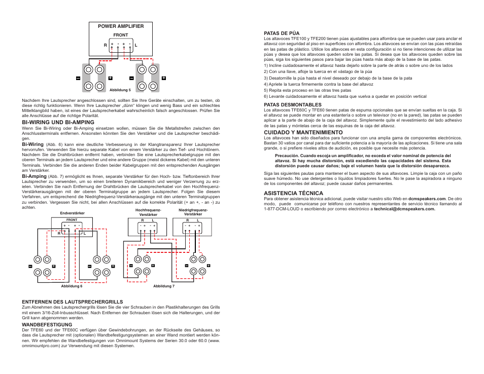 DCM Speakers TFE100 User Manual | Page 9 / 10