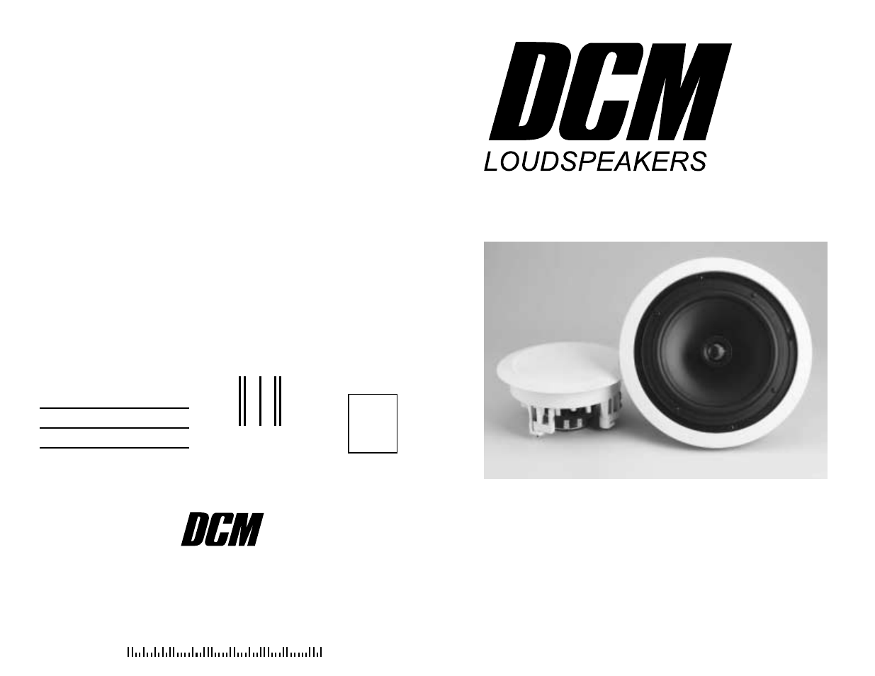 DCM Speakers C520 User Manual | 4 pages