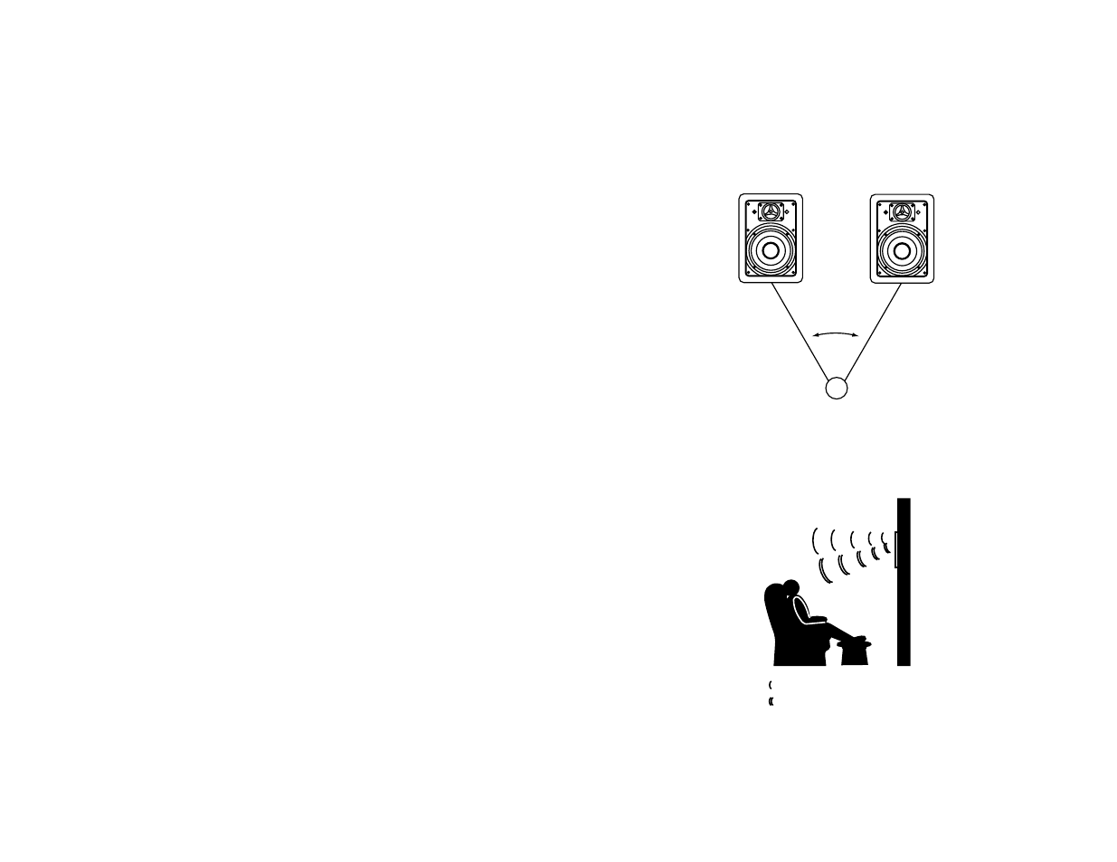 Loudspeaker placement, Tweeter level adjustment | DCM Speakers W825 User Manual | Page 3 / 4