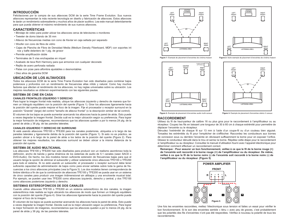 DCM Speakers TFE100 / TFE200 User Manual | Page 6 / 10