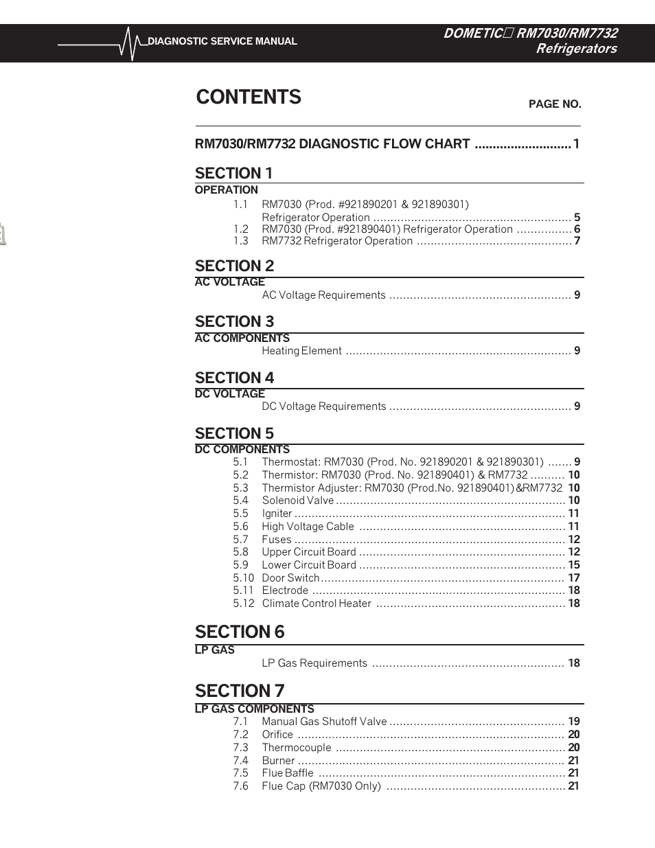 Dometic RM7732 User Manual | Page 2 / 38