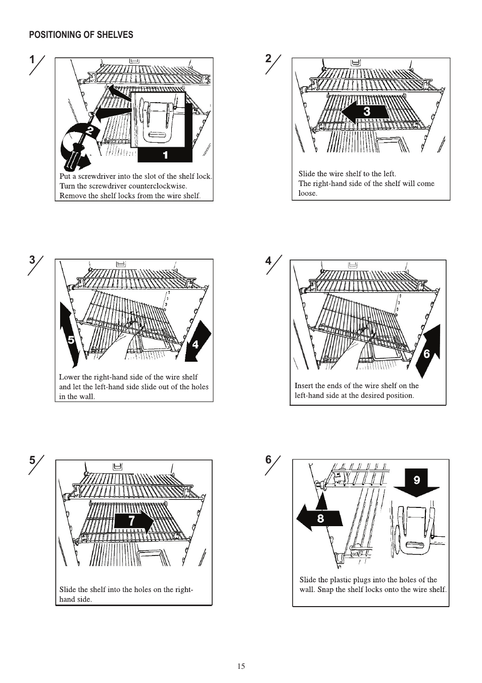 Dometic RM 2355 User Manual | Page 15 / 24