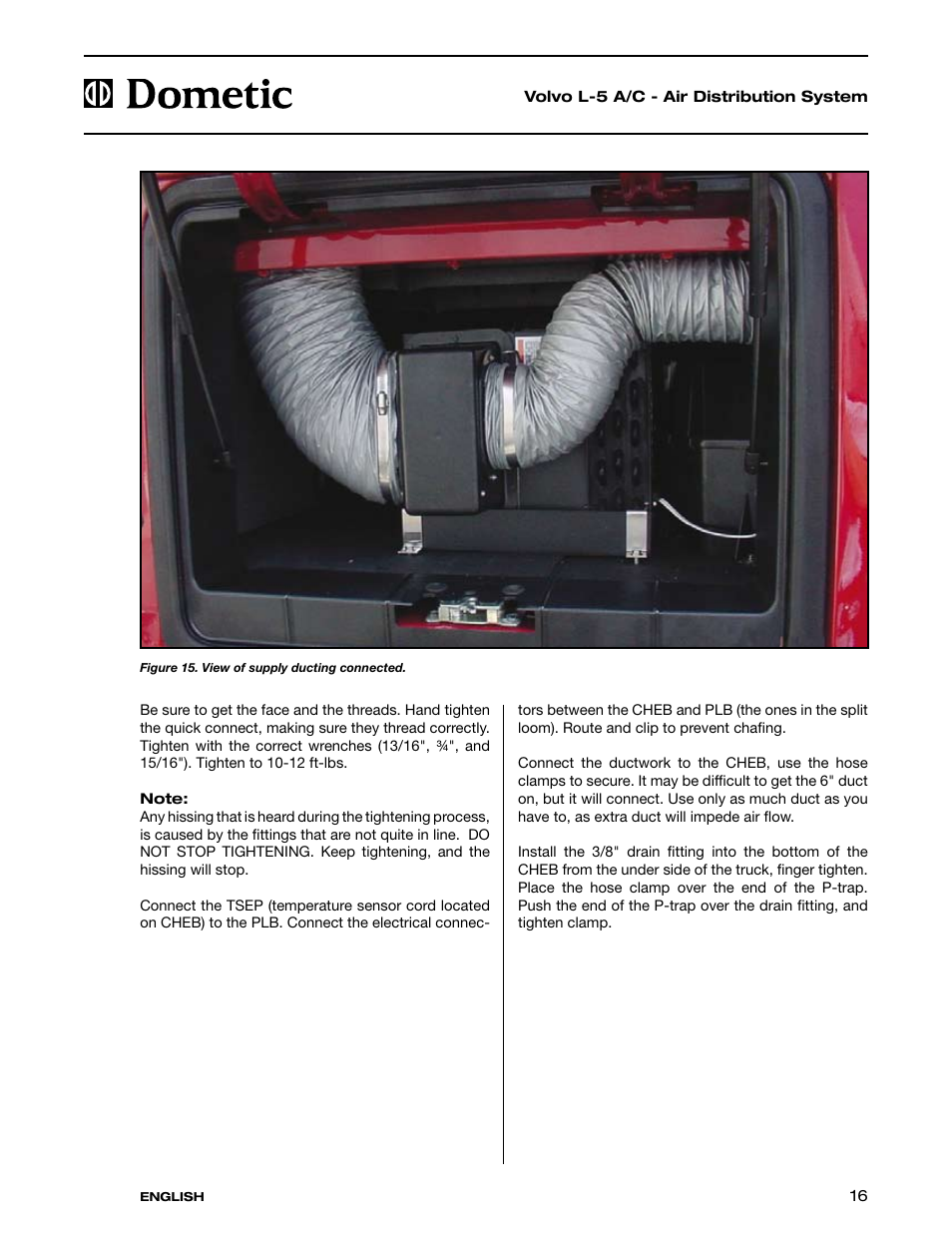 Dometic VN 780 User Manual | Page 16 / 24