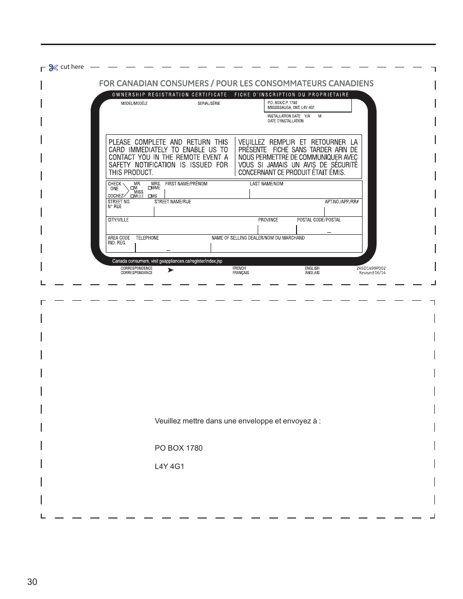 Soporte p ara el consumidor registro del producto | GE Zoneline UltimateV10™ 8,900 BTU Vertical Terminal Air Conditioner Owners Guide User Manual | Page 102 / 104