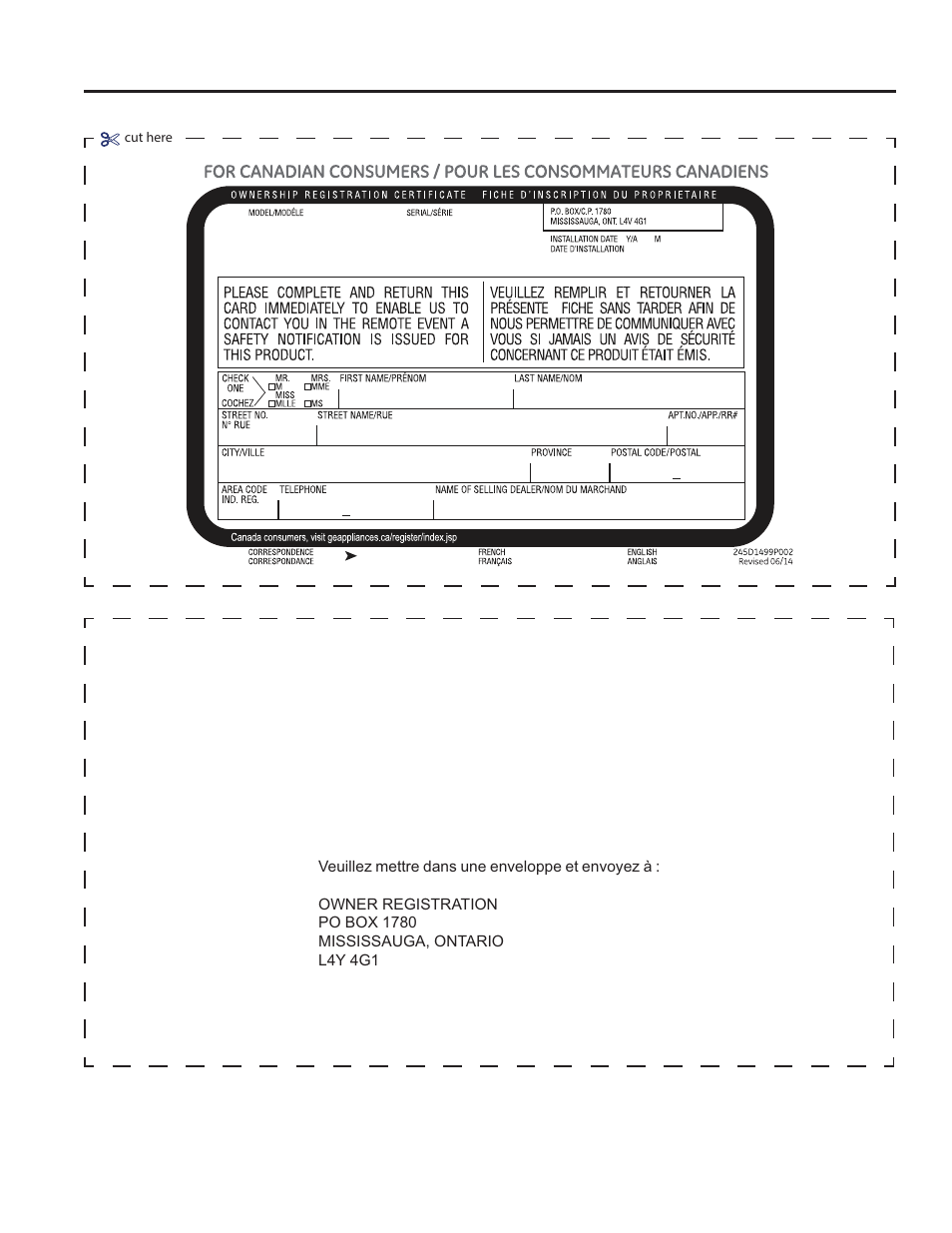 Consumer support, Product registration | GE Zoneline UltimateV10™ 8,900 BTU Vertical Terminal Air Conditioner Owners Guide User Manual | Page 32 / 104