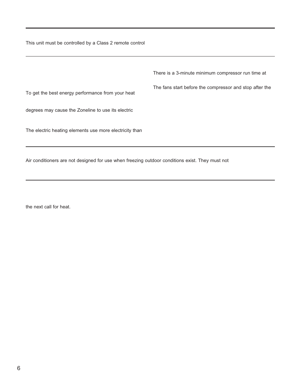 Fea t ures of the zoneline features | GE Zoneline UltimateV10™ 8,900 BTU Vertical Terminal Air Conditioner Owners Guide User Manual | Page 6 / 104