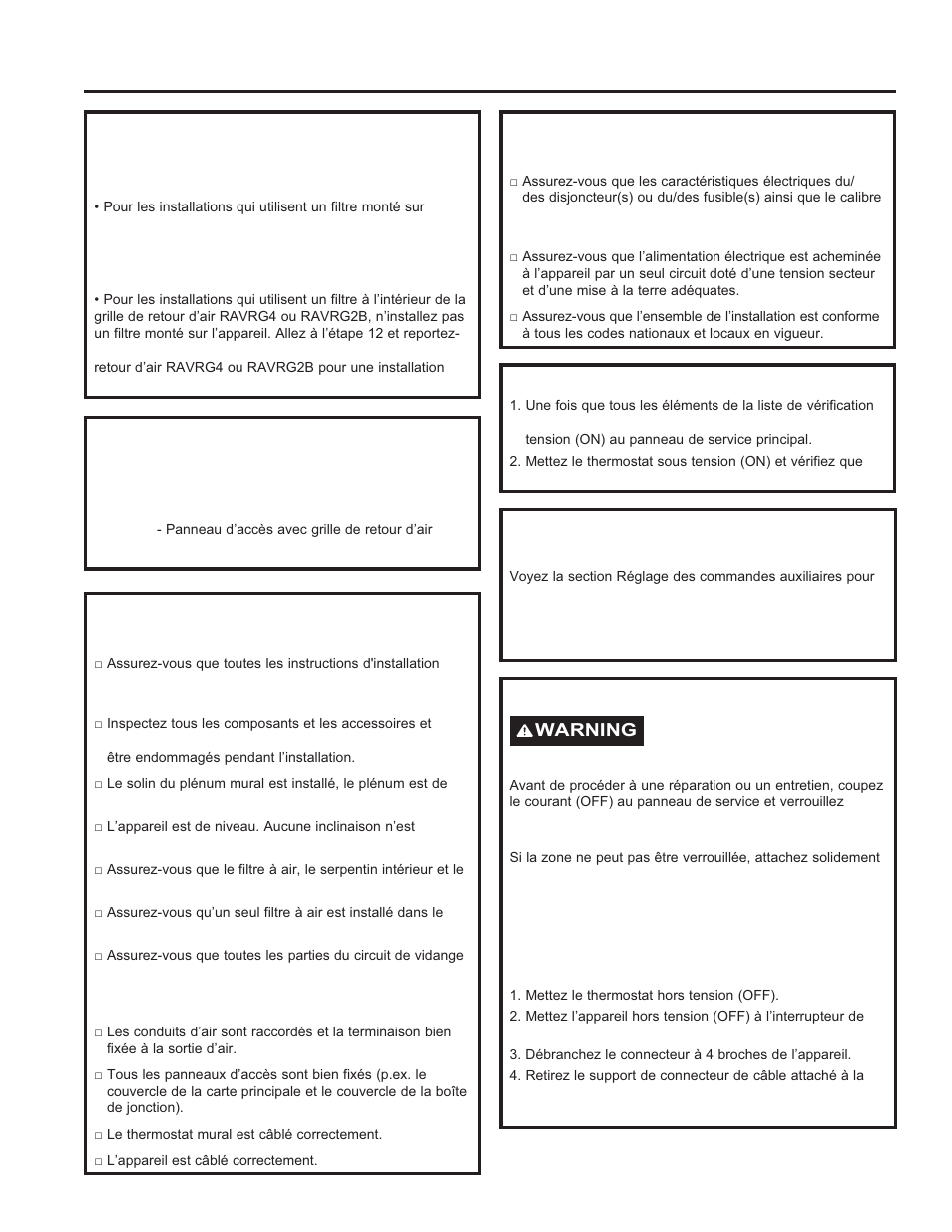 Maintenance et réparation | GE Zoneline UltimateV10™ 8,900 BTU Vertical Terminal Air Conditioner Owners Guide User Manual | Page 62 / 104