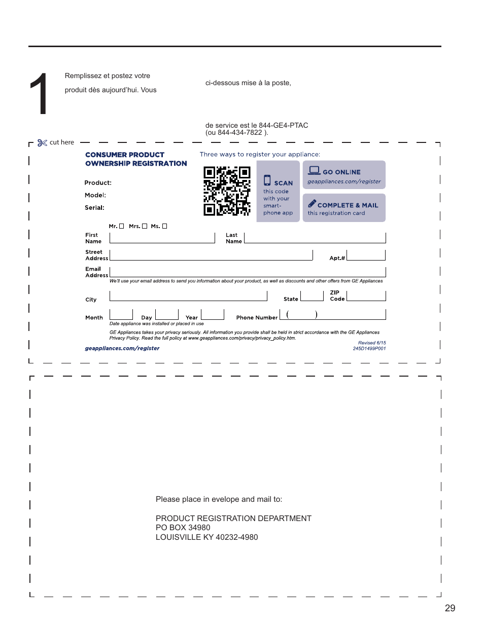 GE Zoneline UltimateV10™ 8,900 BTU Vertical Terminal Air Conditioner Owners Guide User Manual | Page 69 / 104