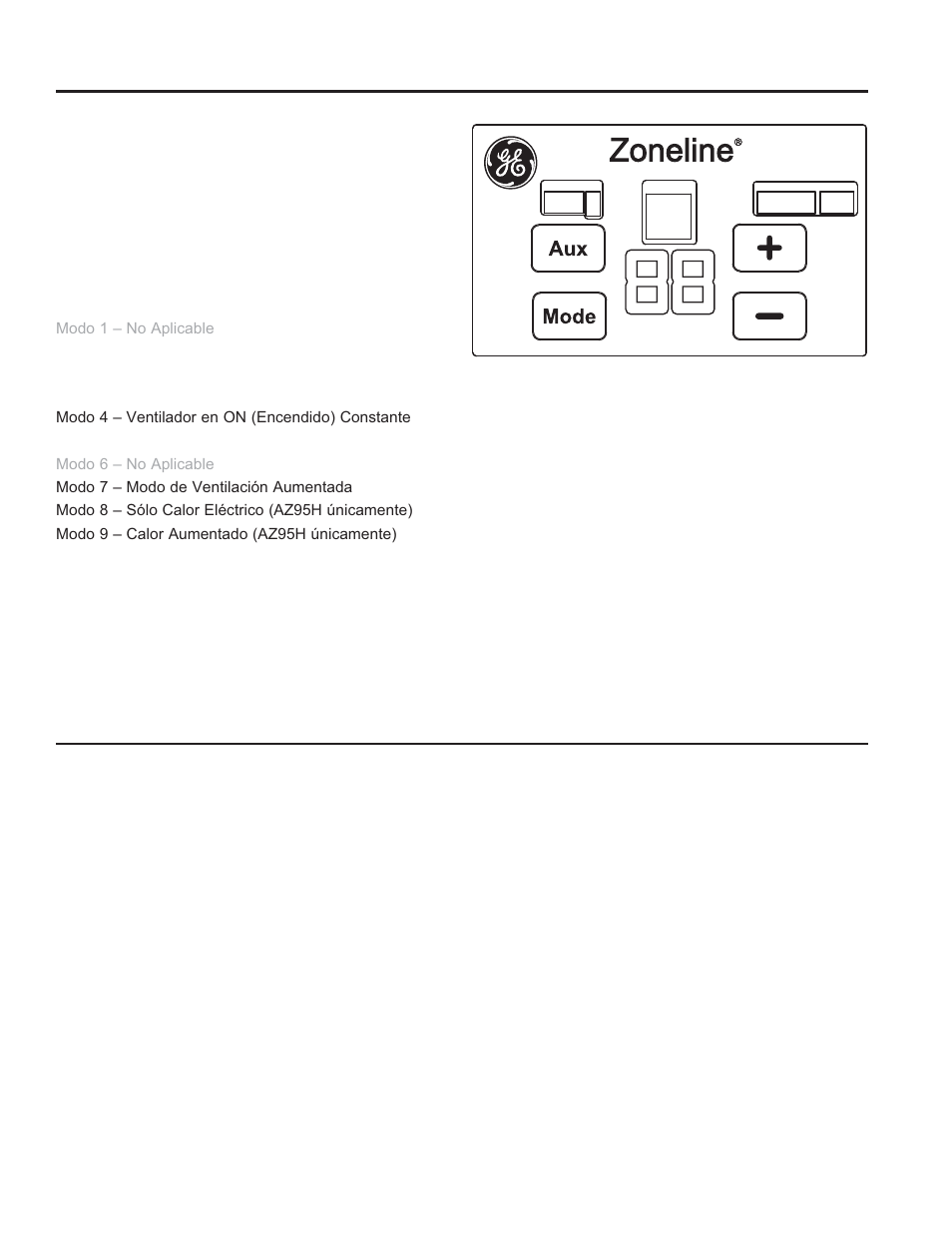 Funciones del zoneline funciones | GE Zoneline UltimateV10™ 8,900 BTU Vertical Terminal Air Conditioner Owners Guide User Manual | Page 77 / 104