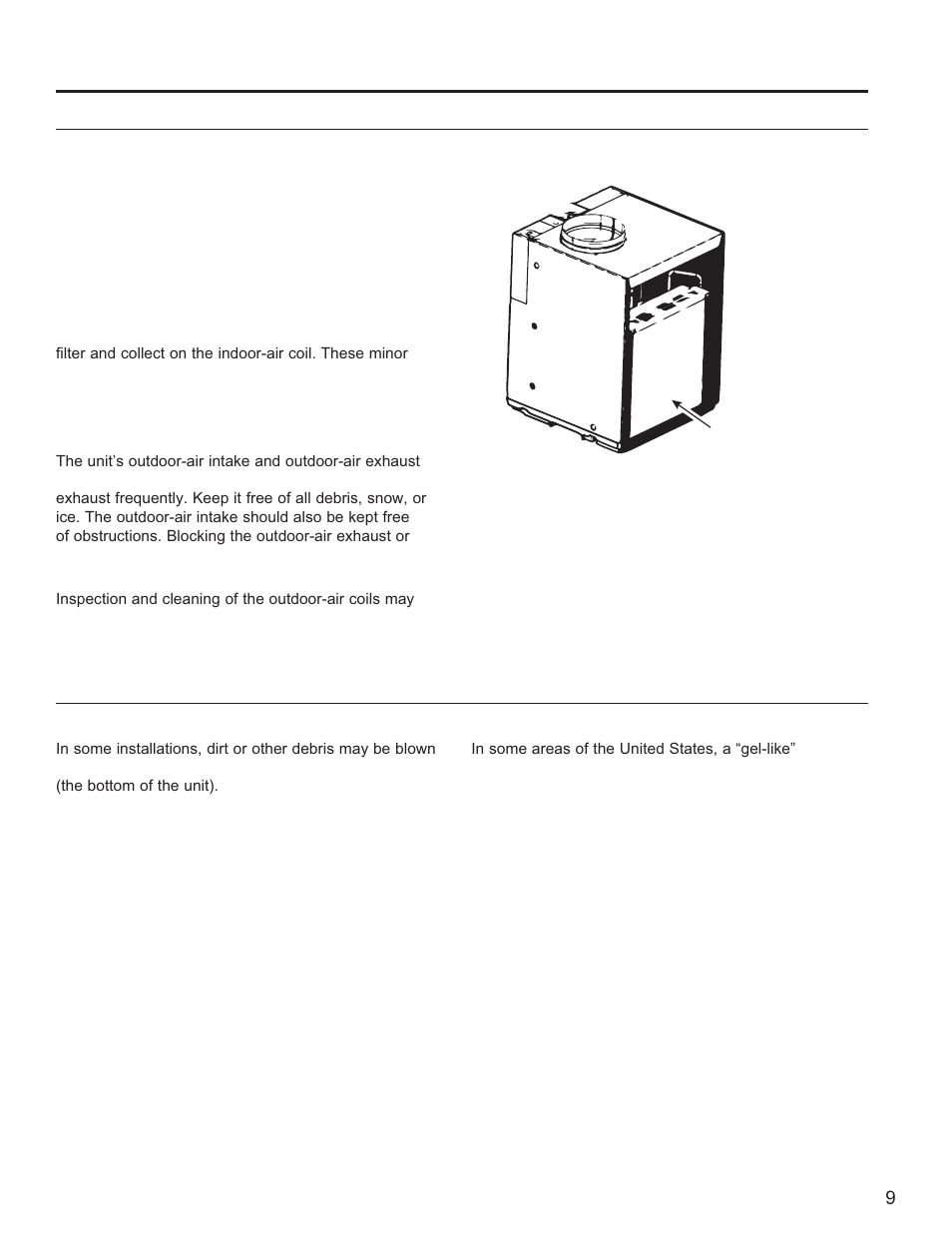 Care and cleaninge care and cleaning | GE Zoneline UltimateV10™ 8,900 BTU Vertical Terminal Air Conditioner Owners Guide User Manual | Page 9 / 104