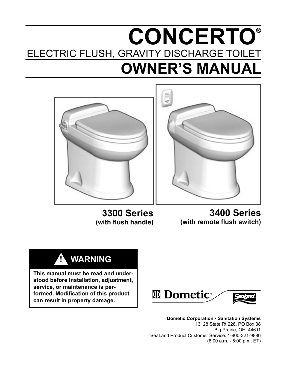 Dometic 3400 User Manual | 20 pages