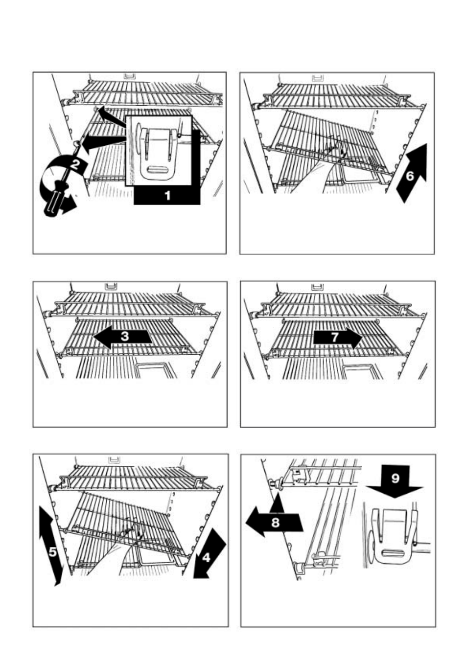 Positioning of shelves | Dometic NDR1062 User Manual | Page 17 / 20
