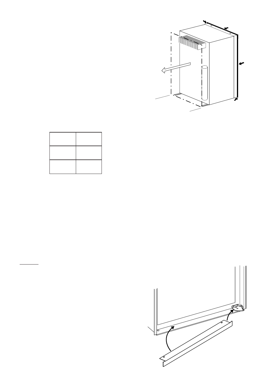 Installing refrigerator in enclosure, 12 volts dc connection, Securing the refrigerator | Dometic NDR1062 User Manual | Page 5 / 20