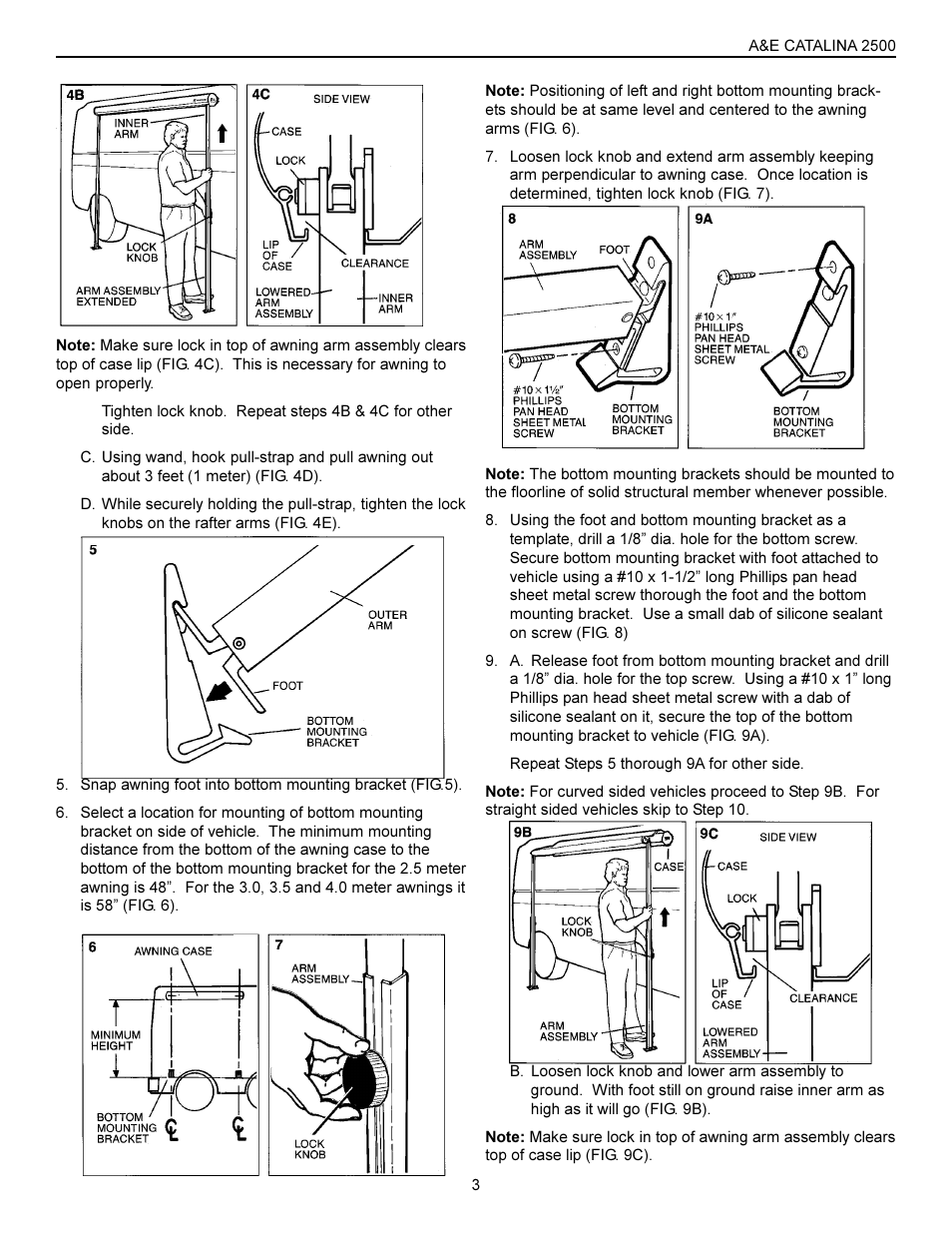 Dometic 2500 User Manual | Page 3 / 8