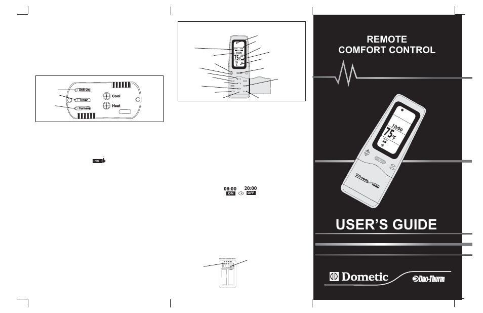 Dometic REMOTE COMFORT CONTROL User Manual | 2 pages