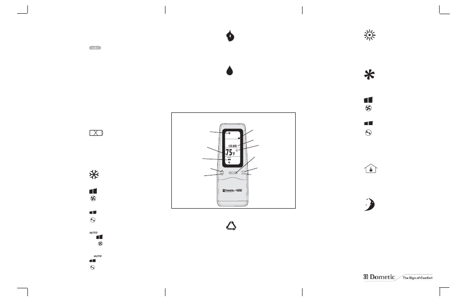 Dometic REMOTE COMFORT CONTROL User Manual | Page 2 / 2