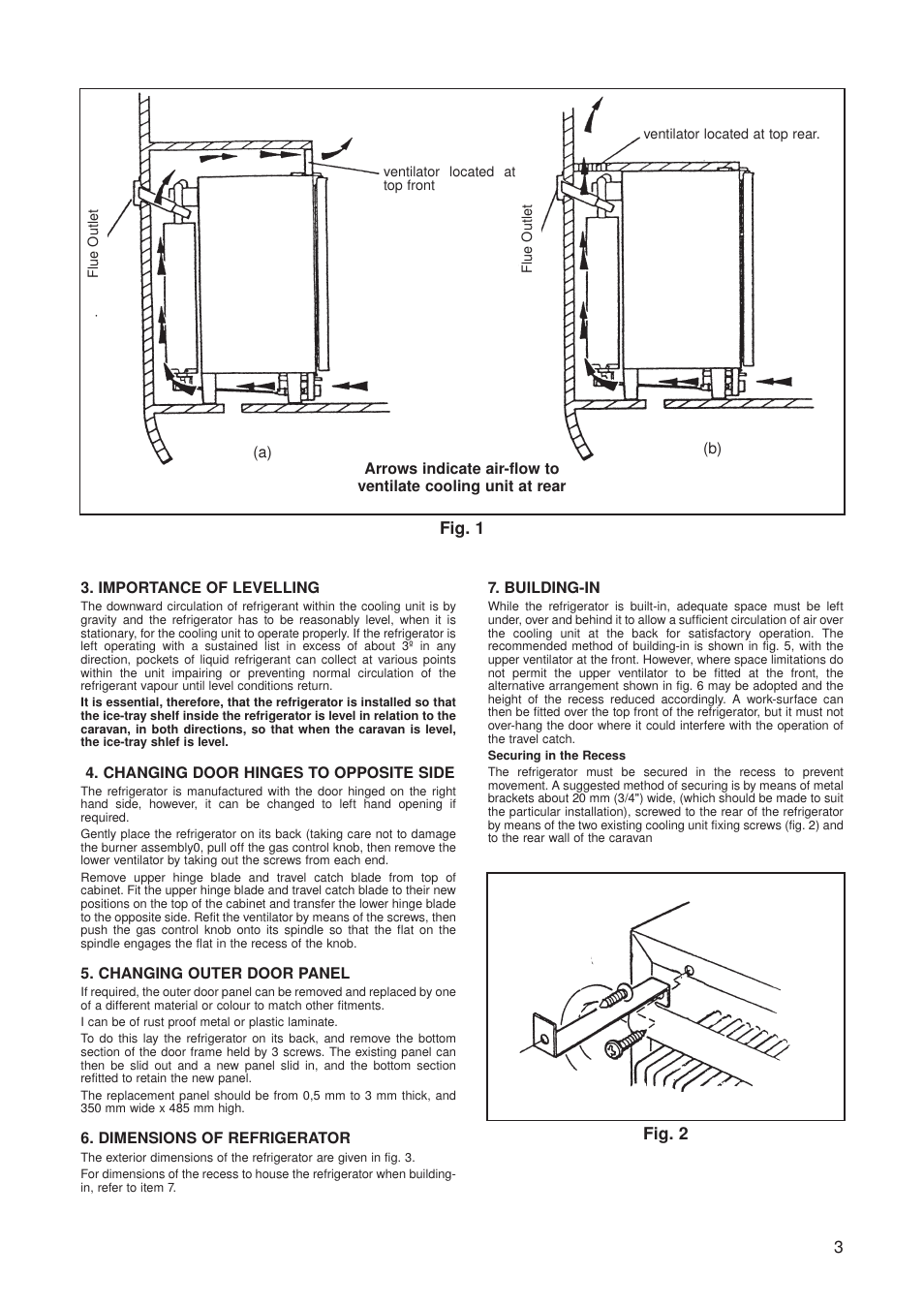 Fig. 1 fig. 2 | Dometic RM 123E User Manual | Page 3 / 12