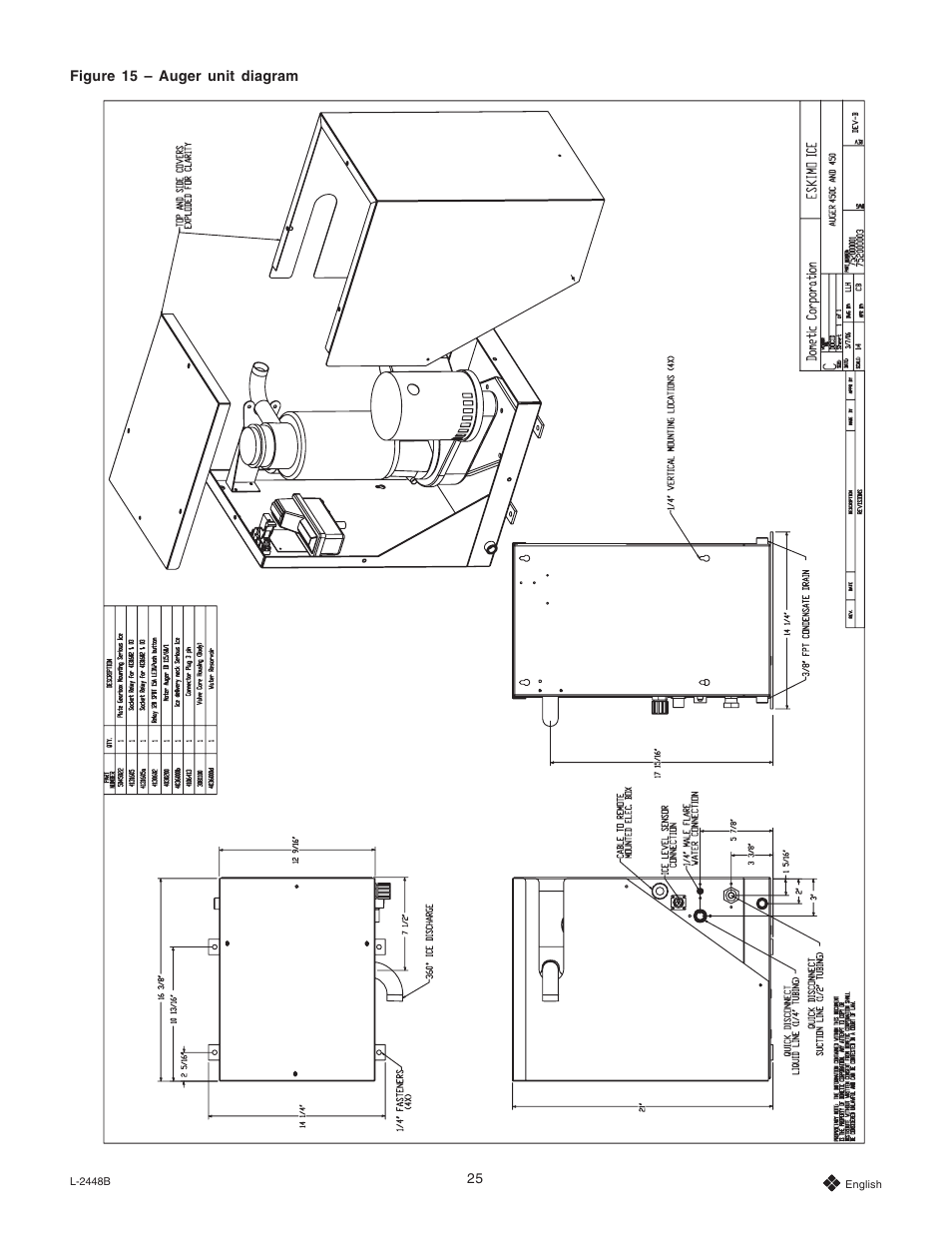 Dometic Eskimo Ice Remote Ice Crushing System User Manual | Page 25 / 28