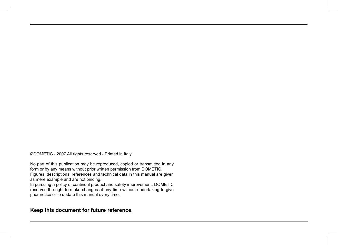 Dometic B2200 User Manual | Page 2 / 24