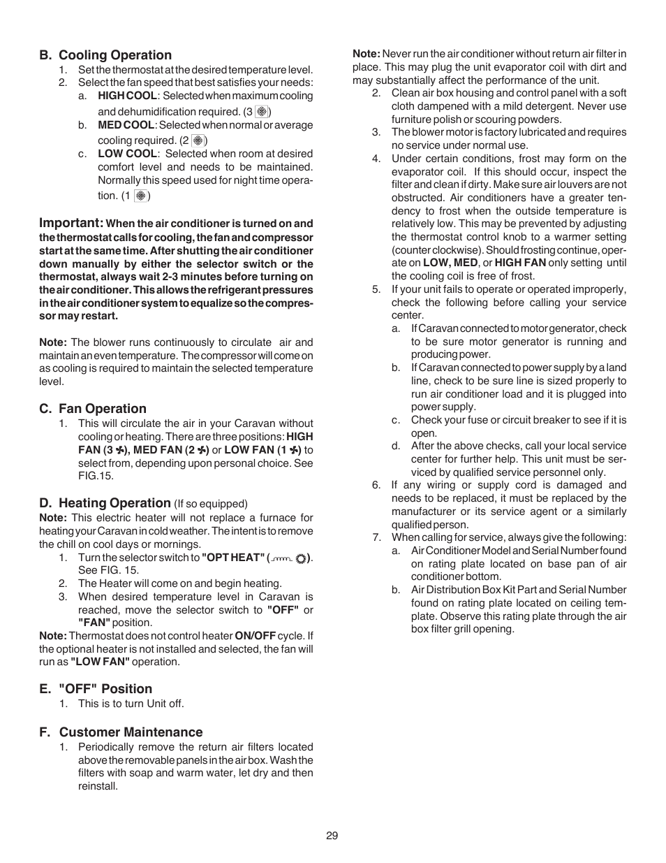 Dometic CARAVAN B3200 User Manual | Page 28 / 120