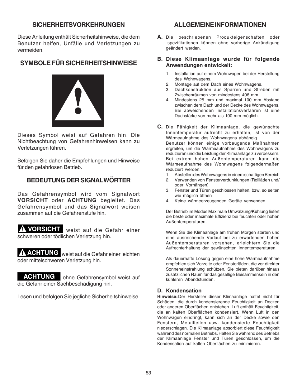 Dometic CARAVAN B3200 User Manual | Page 52 / 120