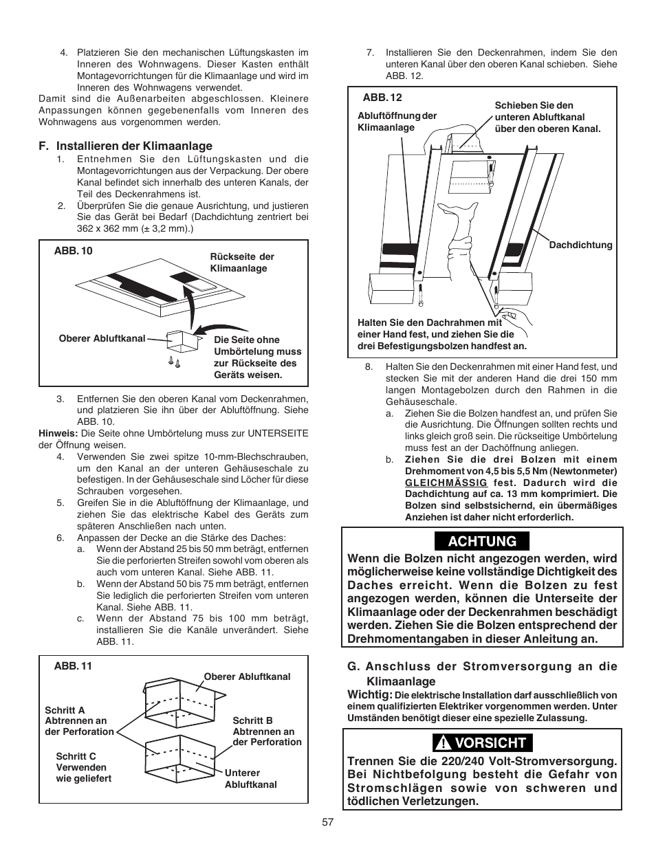 Dometic CARAVAN B3200 User Manual | Page 56 / 120