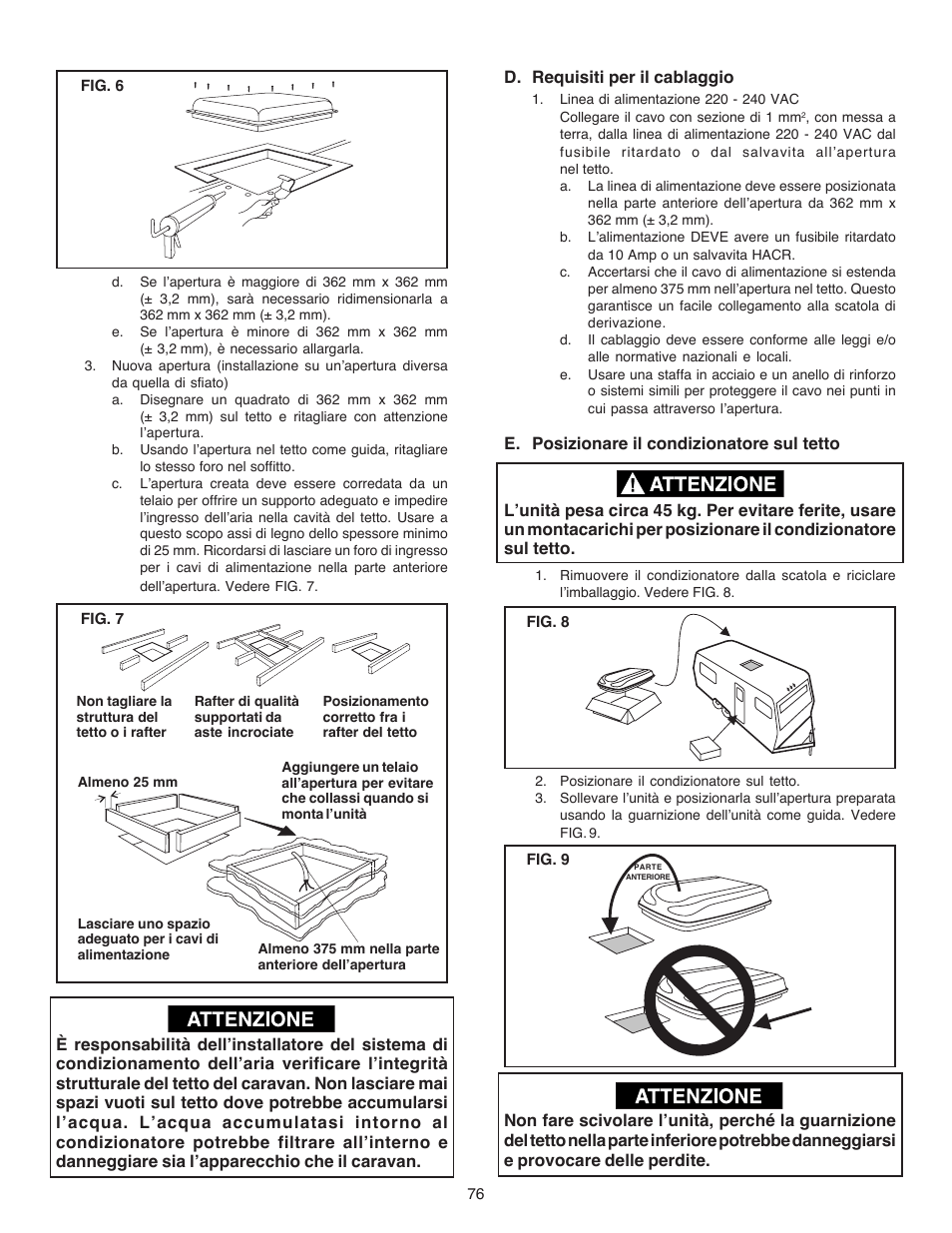 Dometic CARAVAN B3200 User Manual | Page 75 / 120