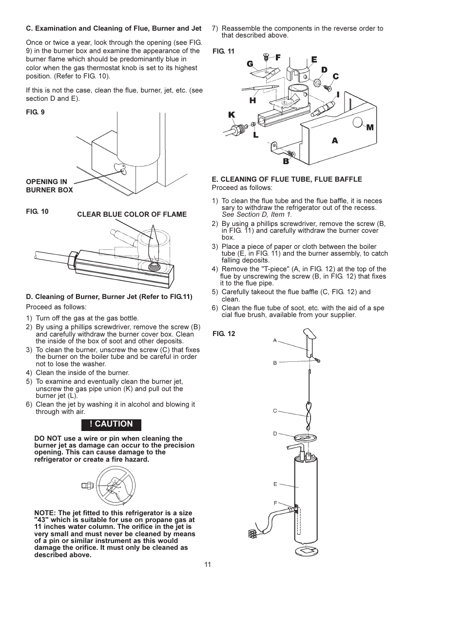 Dometic RM 4223 User Manual | Page 11 / 12
