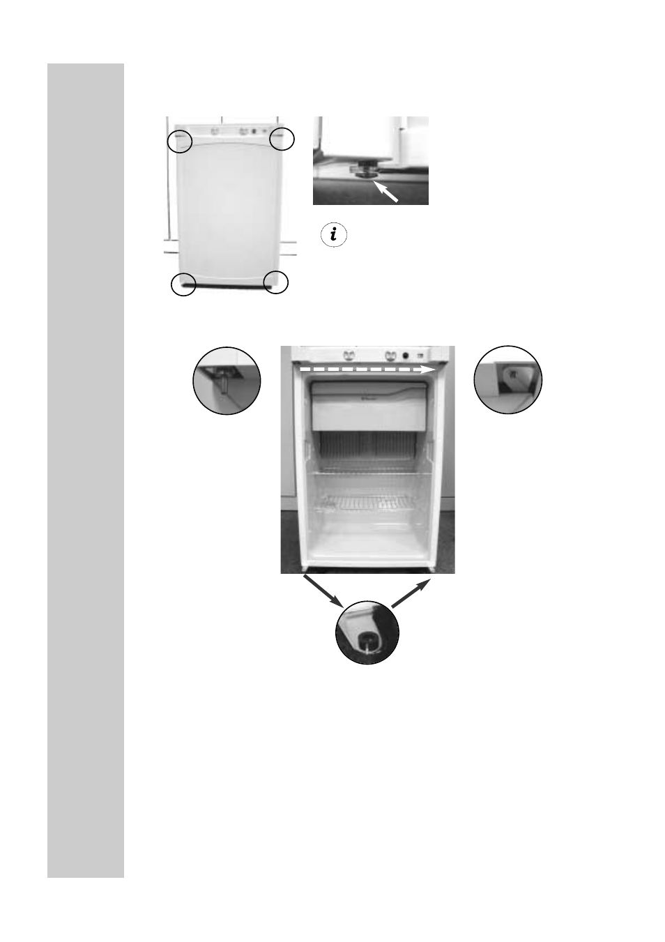 Changing the doorhang 6.7 | Dometic RGE 2000 User Manual | Page 13 / 18