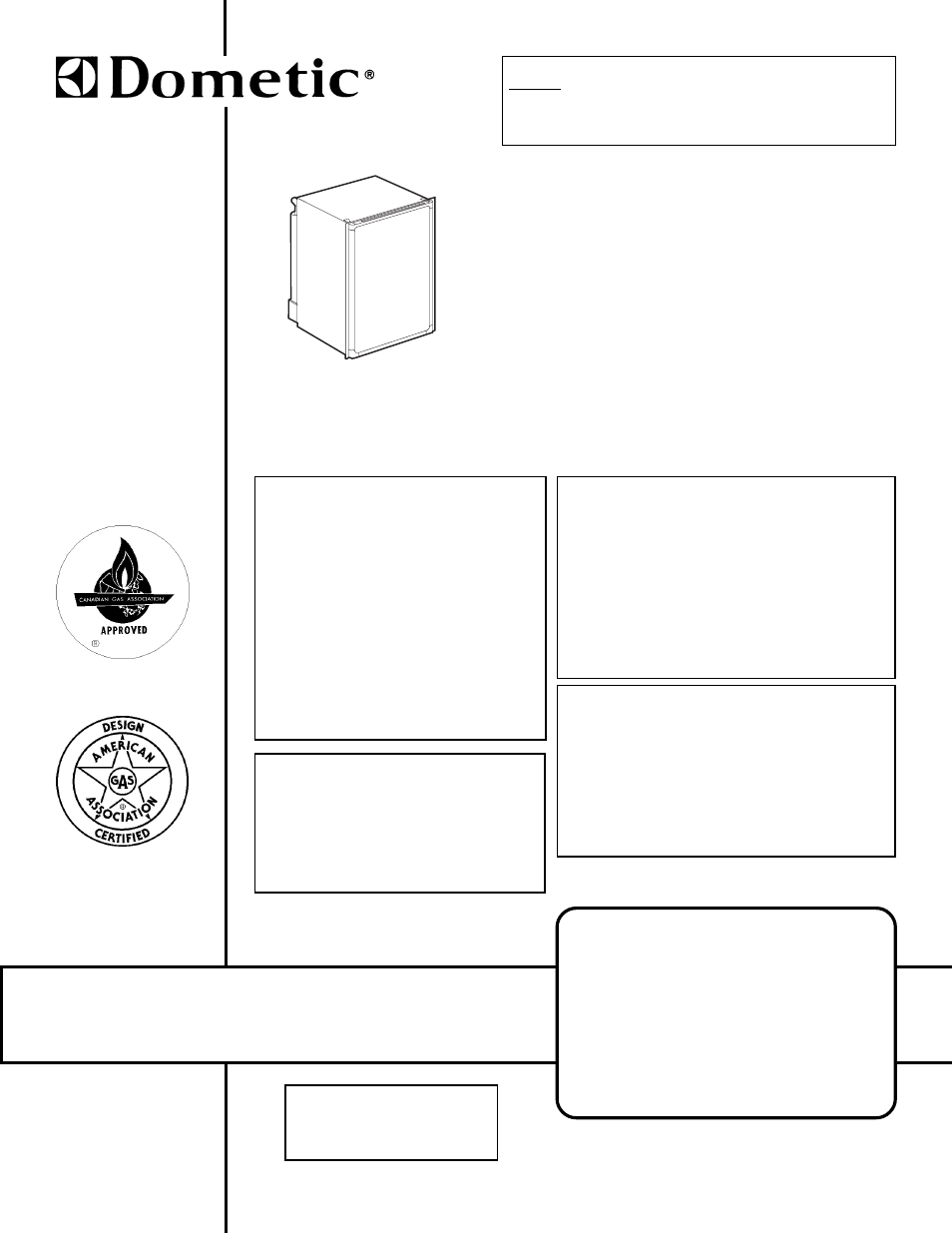 Dometic RM2193 User Manual | 12 pages