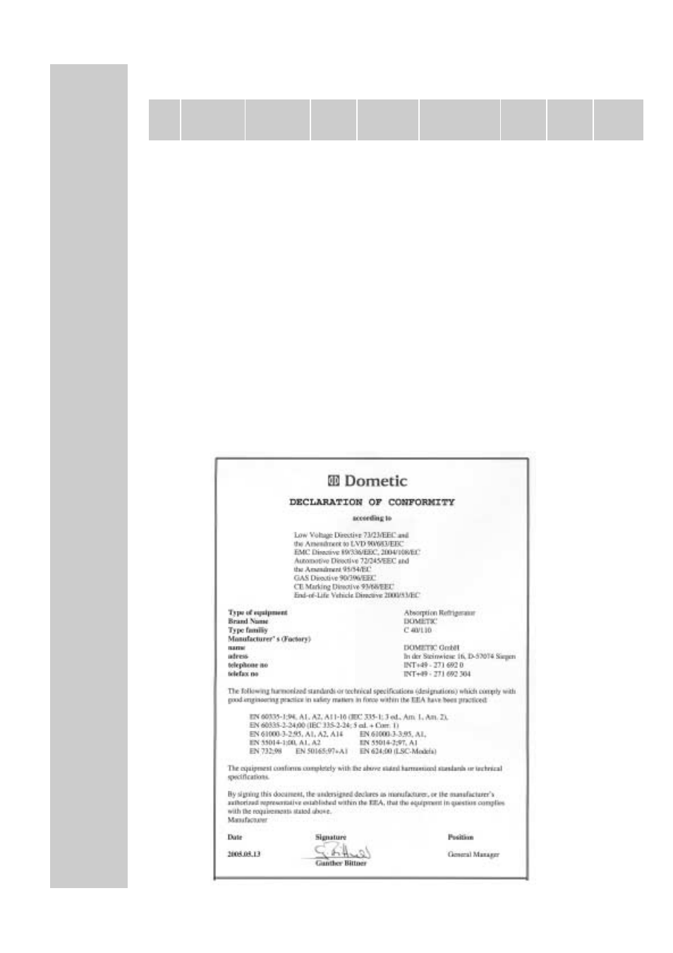 Dometic RM 7390 (L) User Manual | Page 17 / 30
