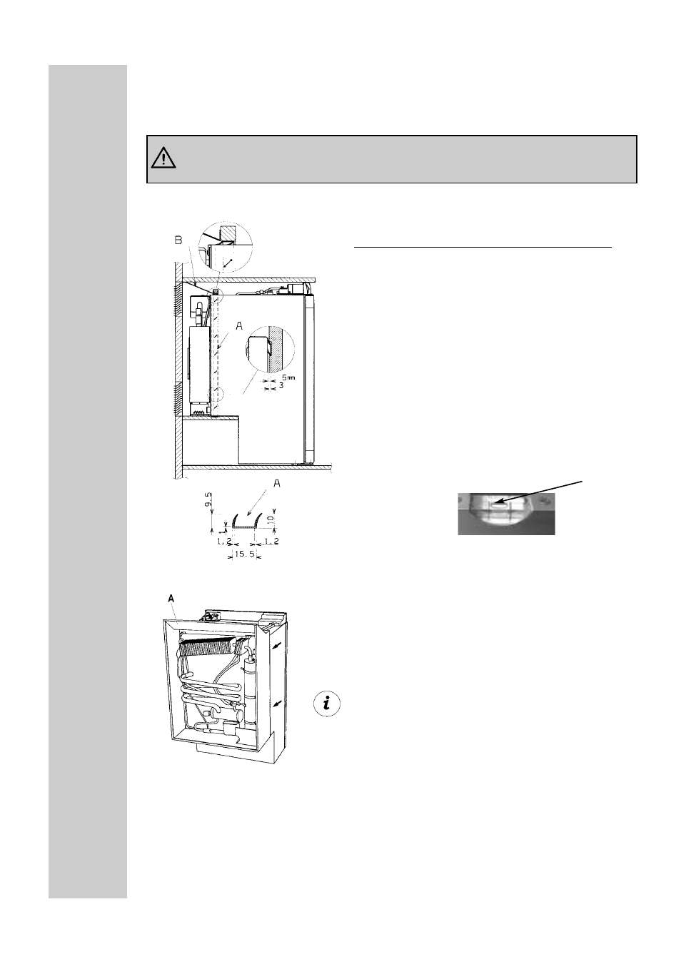 Draught-free installation, Proposal 1, Proposal 2 | Dometic RM 7390 (L) User Manual | Page 20 / 30