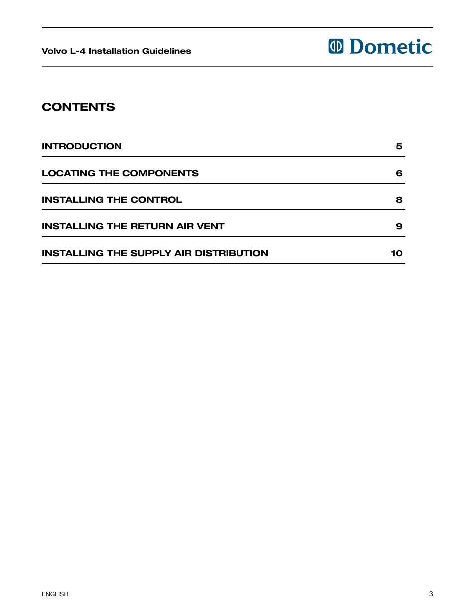 Dometic VN670 User Manual | Page 3 / 12