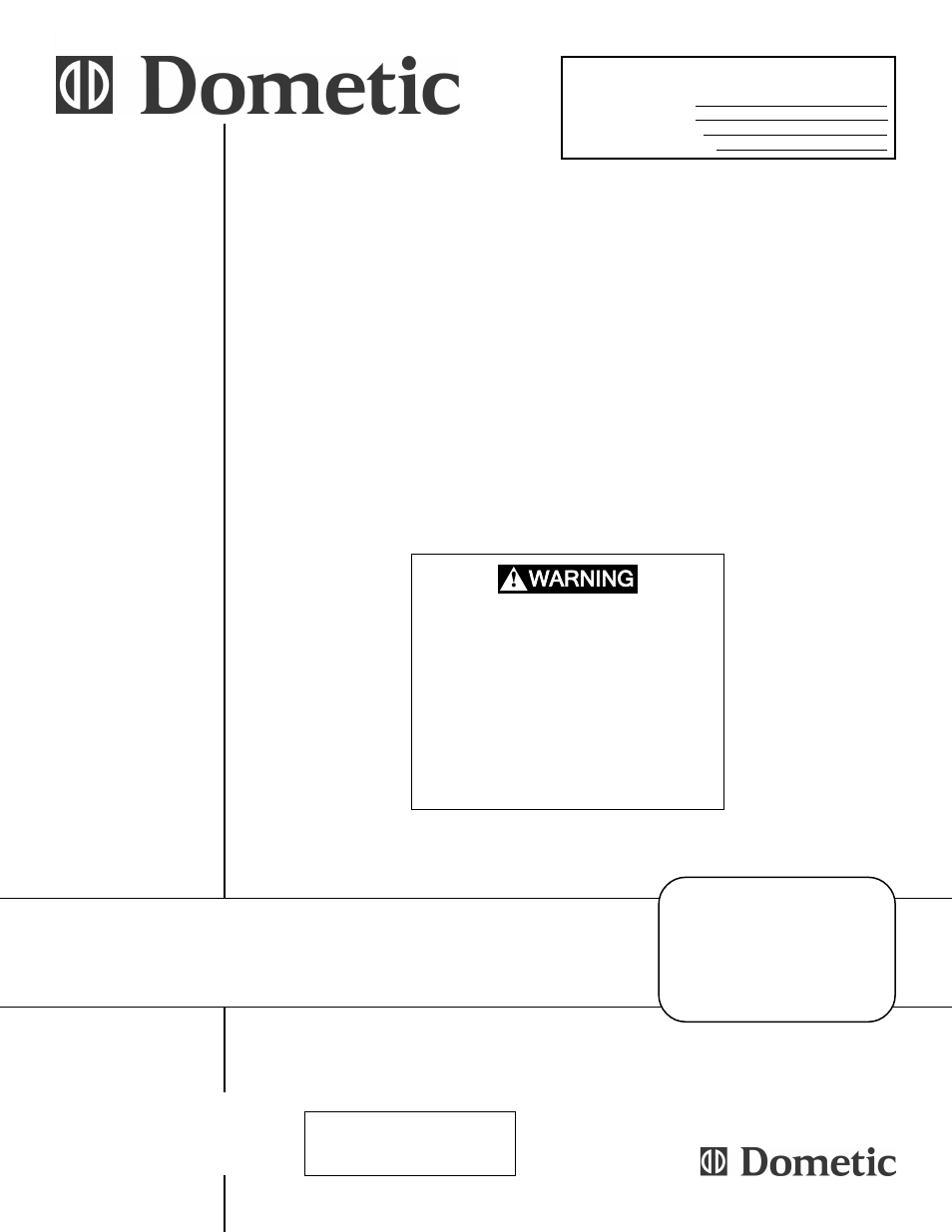 Dometic 9093100-(X)PR User Manual | 8 pages