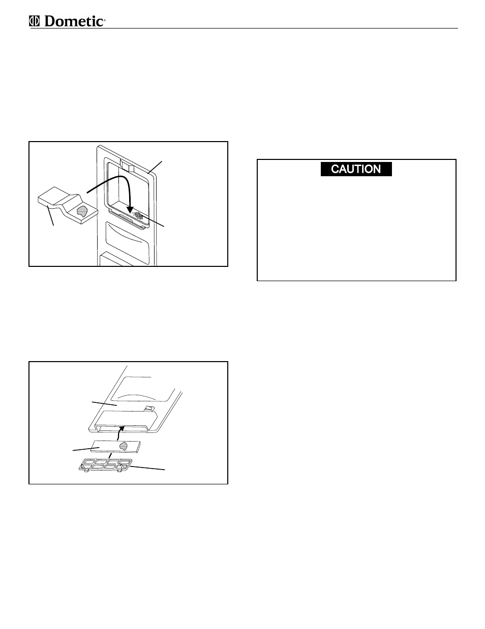 Caution | Dometic 9093100-(X)PR User Manual | Page 7 / 8