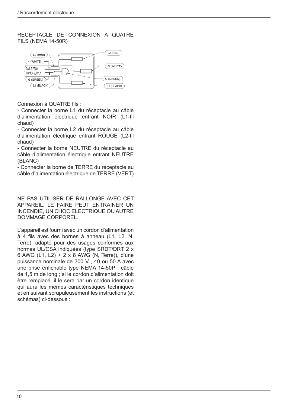 Bertazzoni Master Series 36 Inch Freestanding Induction Range Installation Instructions User Manual | Page 28 / 36