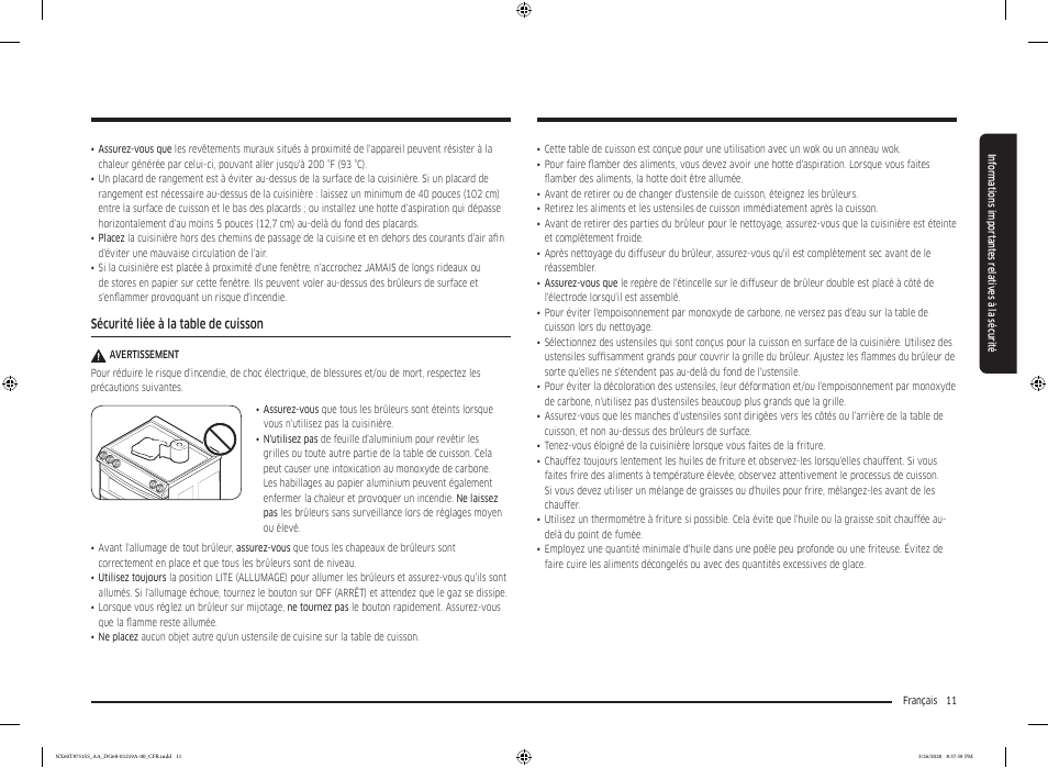 Samsung 30 Inch Slide-in Gas Smart Range Owner Manual User Manual | Page 139 / 192