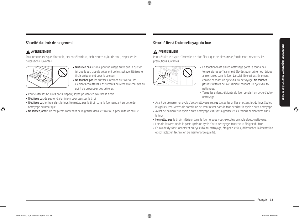 Samsung 30 Inch Slide-in Gas Smart Range Owner Manual User Manual | Page 141 / 192