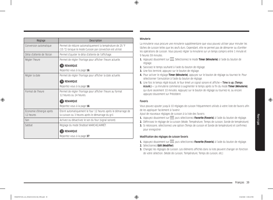 Samsung 30 Inch Slide-in Gas Smart Range Owner Manual User Manual | Page 167 / 192