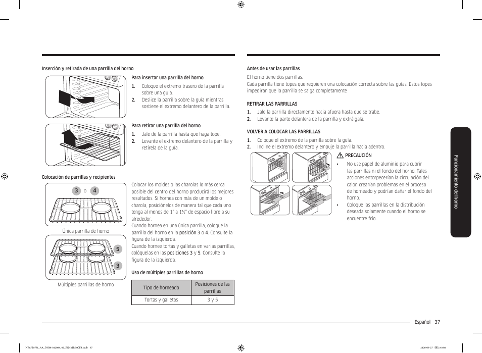 Samsung 30 Inch Slide-in Electric Smart Range Owner Manual User Manual | Page 109 / 216