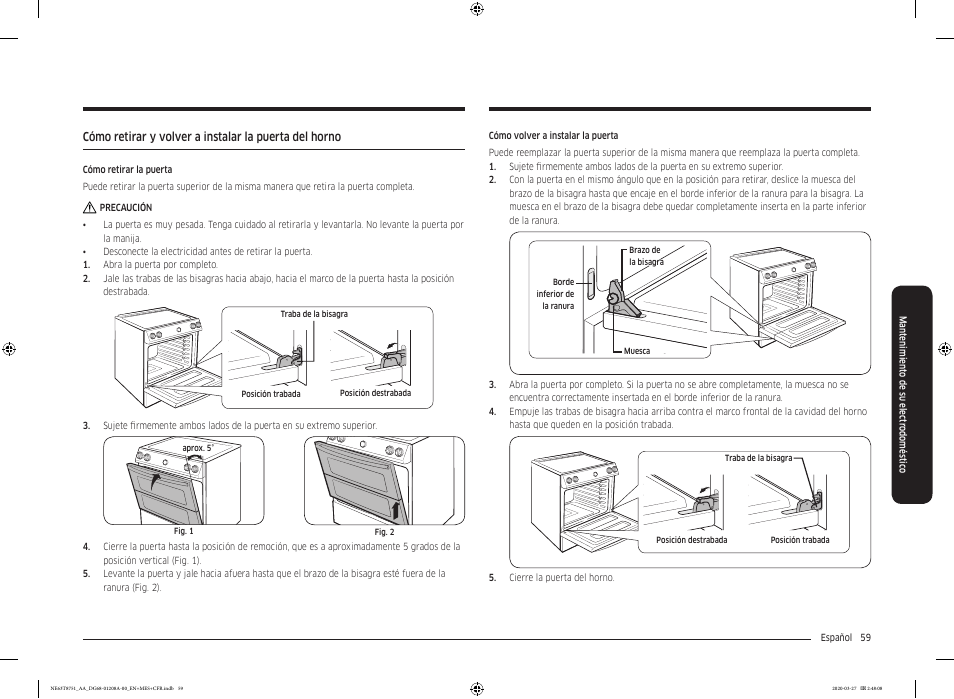 Samsung 30 Inch Slide-in Electric Smart Range Owner Manual User Manual | Page 131 / 216