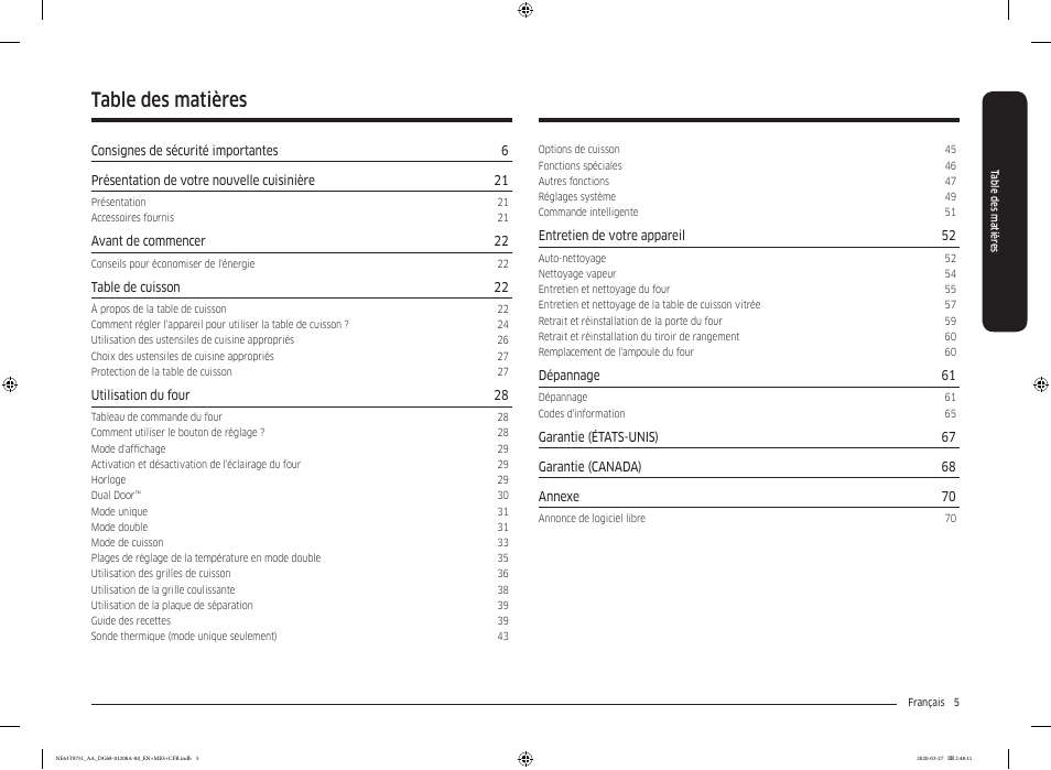Samsung 30 Inch Slide-in Electric Smart Range Owner Manual User Manual | Page 149 / 216