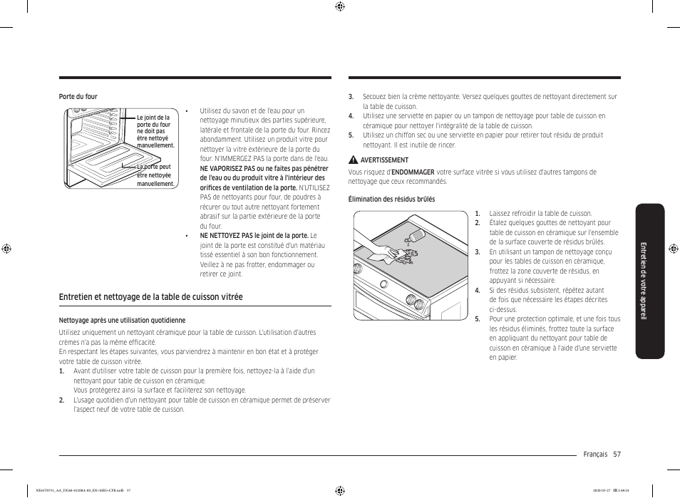 Samsung 30 Inch Slide-in Electric Smart Range Owner Manual User Manual | Page 201 / 216