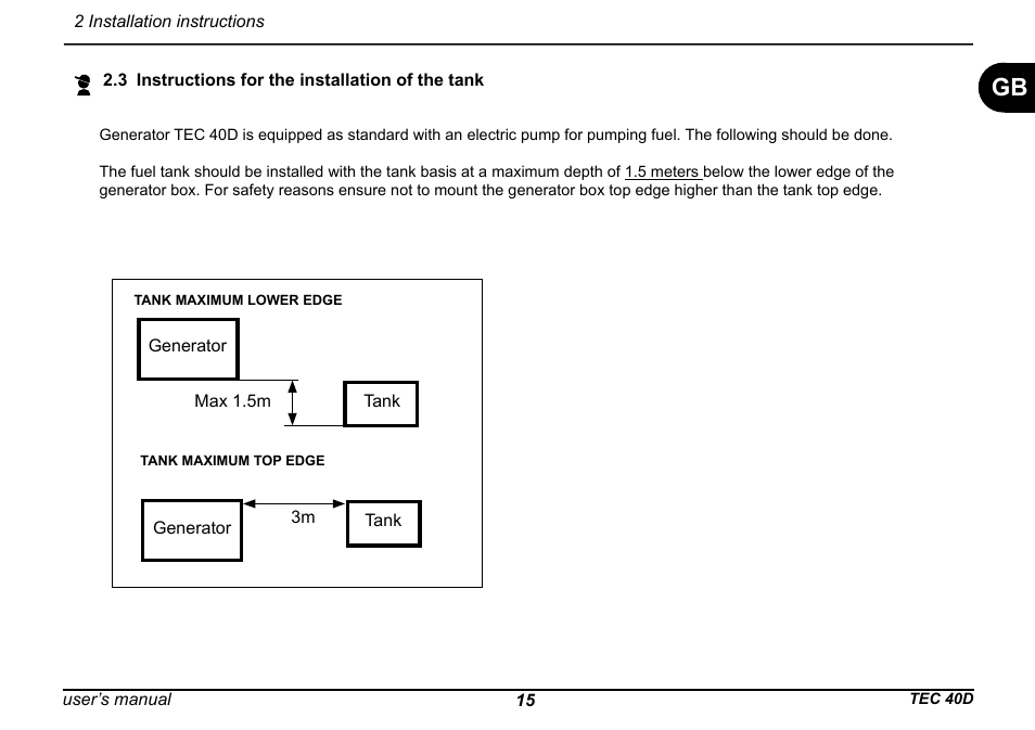Dometic TEC 40D User Manual | Page 17 / 28