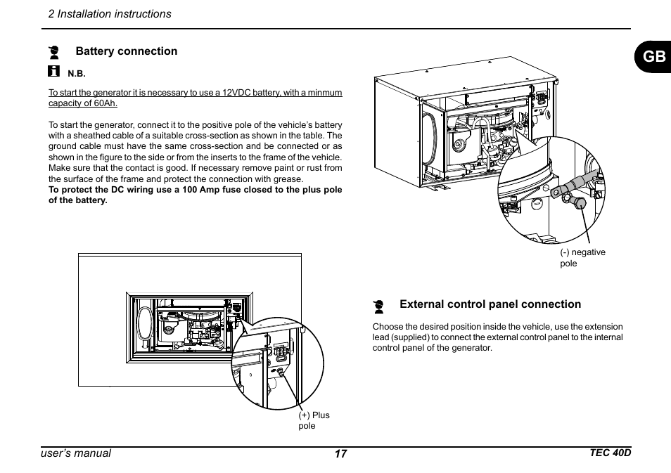 Dometic TEC 40D User Manual | Page 19 / 28